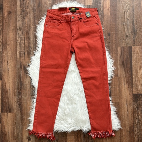 🍁LUCKY AND BLESSED | Mid Rise | Ankle Skinny Fit Jeans | Size 10 - Picture 2 of 13